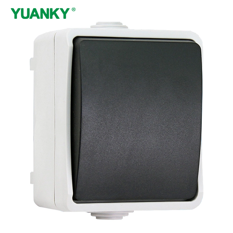 Waterproof Class IP44 Kitchen Bathroom Bathroom Wall 1 Single Check Single Control Equipped with An Anti-splash Switch