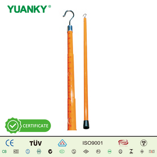 Overhead Line Height Epoxy Glass Fiber Round Telescopic Insulation Height Measuring Rod