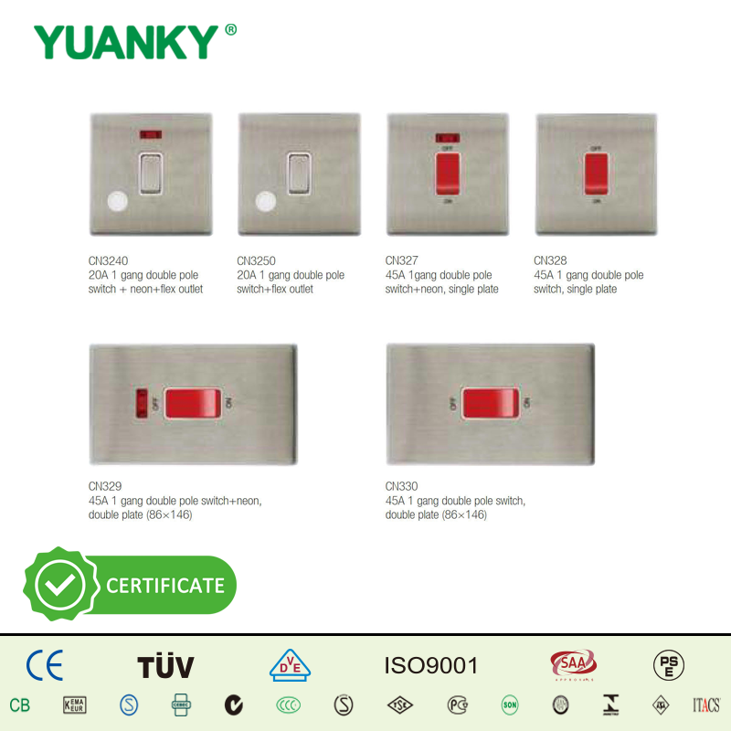 YUANKY Hot Selling CN Range Switch Socket
