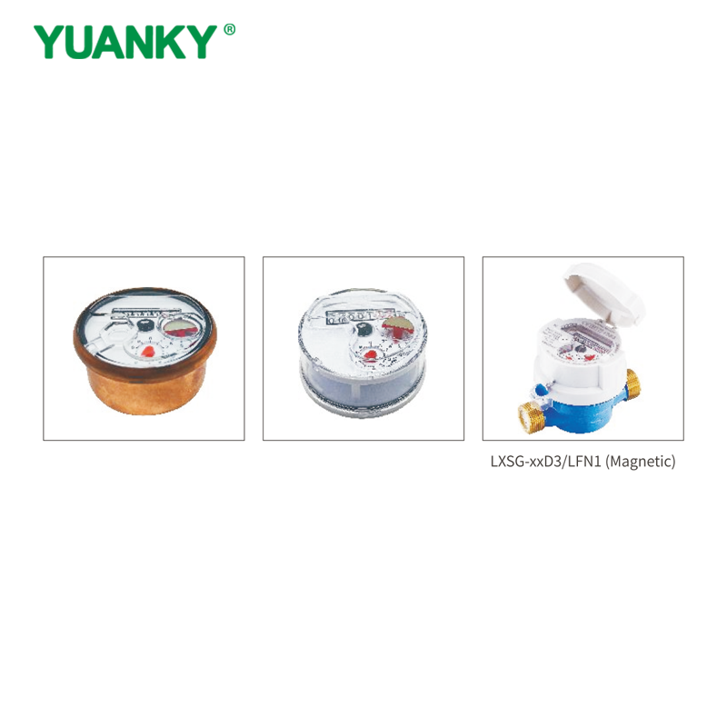 YUANKY HWSG‑xxD3/RLN1 (DN15‑DN40) SINGLE JET DRY TYPE WATER METER