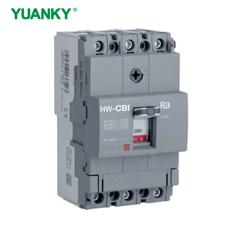 Disjuntor em caixa moldada MCCB s&eacute;rie R3 3P 4P Prote&ccedil;&atilde;o contra curto-circuito contra sobrecarga CE IEC certificado OEM dispon&iacute;vel