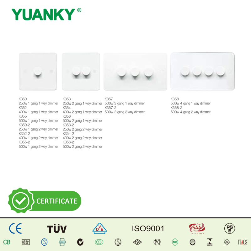 YUANKY Presa interruttore gamma K di vendita calda