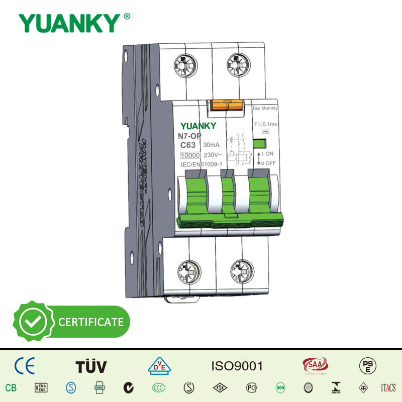 N7-OP RESIDUAL CURRENT CIRCUIT BREAKER WITH OVERCURRENT PROTECTION from ...