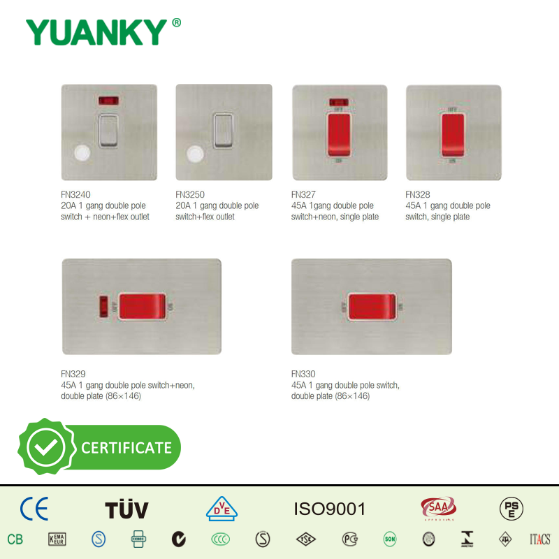 YUANKY Hot Selling FN Range Switch Socket