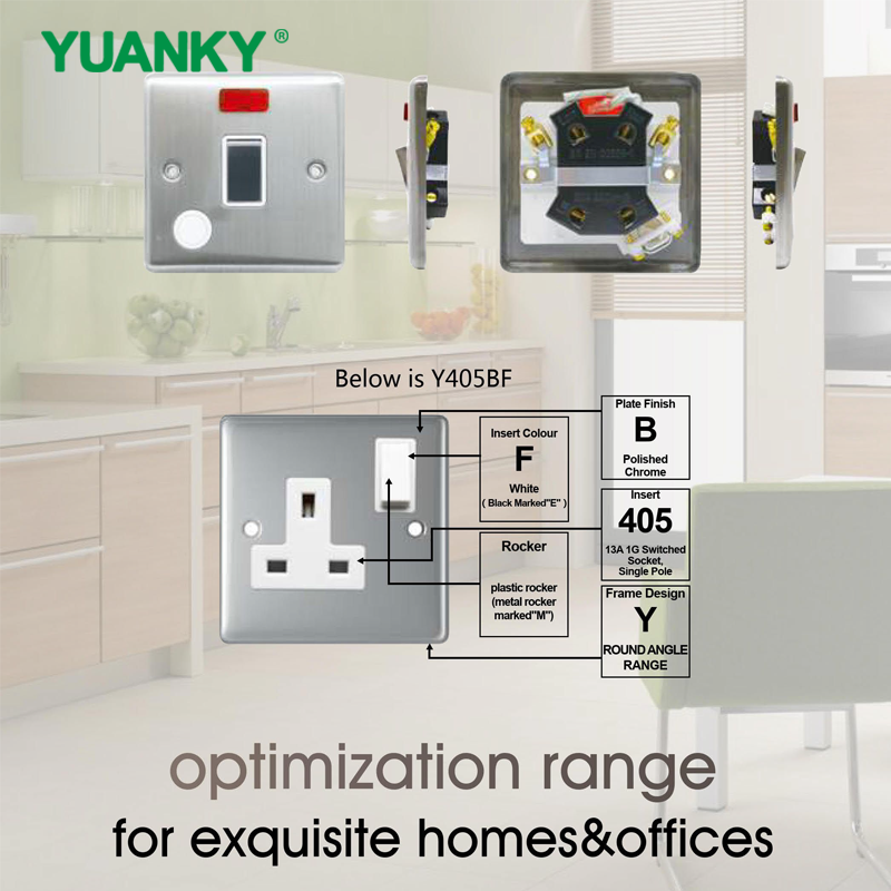 YUANKY Hot Selling Y Range Switch Socket