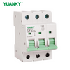 YUANKY S7(6KA) C32 C63 Plastic Miniature Circuit Breaker MCB 1P 2P 3P Din Rail Mounting Industrial Use
