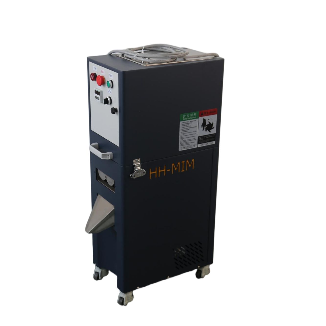 YUANKY HH Serie HH-150 Trituradora de bordes cer&aacute;micos para metalurgia el&eacute;ctrica 0,75 kW, 28 RPM, cantidad de molienda (30 kgh), granulador al lado de la m&aacute;quina
