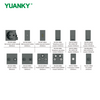 YUANKY Hot Selling Black Euro Modules Switch Socket