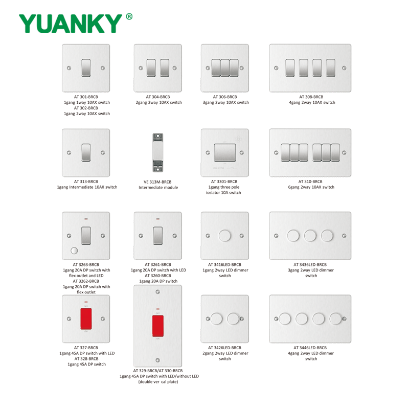 YUANKY Hot Selling AT Range Switch Socket