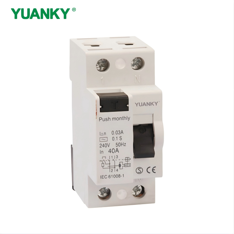 Mccb 1P+N HWL Residual Current Circuit Breaker With Overcurrent Protection Rcbo Supplier
