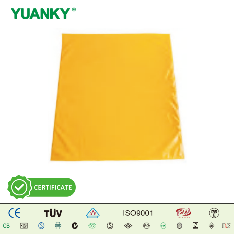 Insulated Blanket Yellow Electrical Safety Insulating Rubber Blanket for PV Power Construction