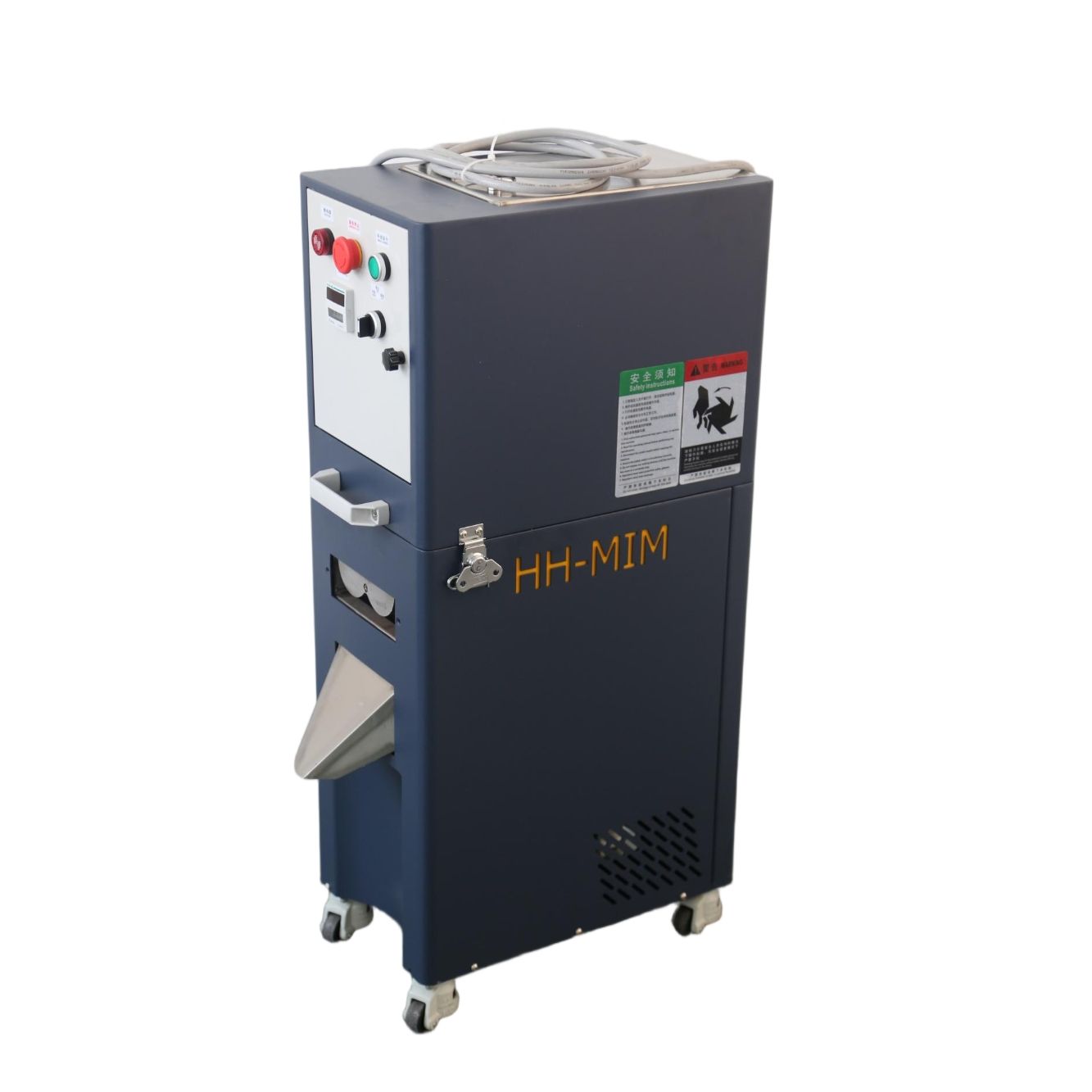 YUANKY HH Serie HH-150 Trituradora de bordes cer&aacute;micos para metalurgia el&eacute;ctrica 0,75 kW, 28 RPM, cantidad de molienda (30 kgh), granulador al lado de la m&aacute;quina