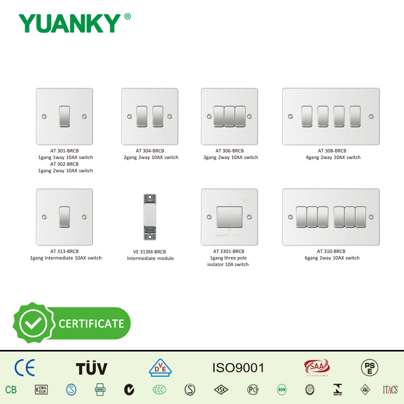 YUANKY Venta caliente en el z&oacute;calo del interruptor de rango