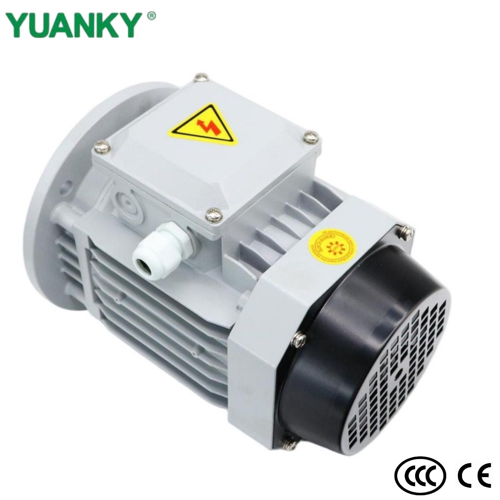 Moteur asynchrone triphas&eacute; s&eacute;rie YUANKY YS 0,18 kW-7,5 kW, moteur &agrave; induction &agrave; coque carr&eacute;e/ronde 1,69 A-14,9 A