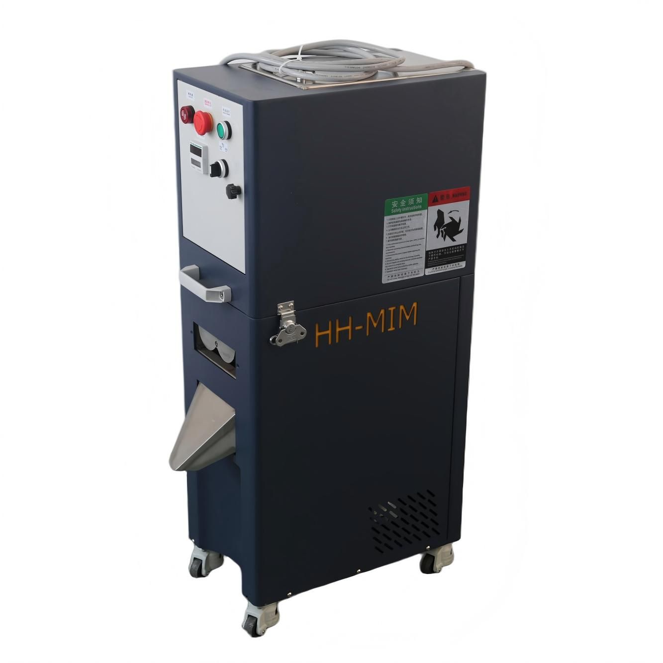 YUANKY HH Serie HH-150 Trituradora de bordes cer&aacute;micos para metalurgia el&eacute;ctrica 0,75 kW, 28 RPM, cantidad de molienda (30 kgh), granulador al lado de la m&aacute;quina